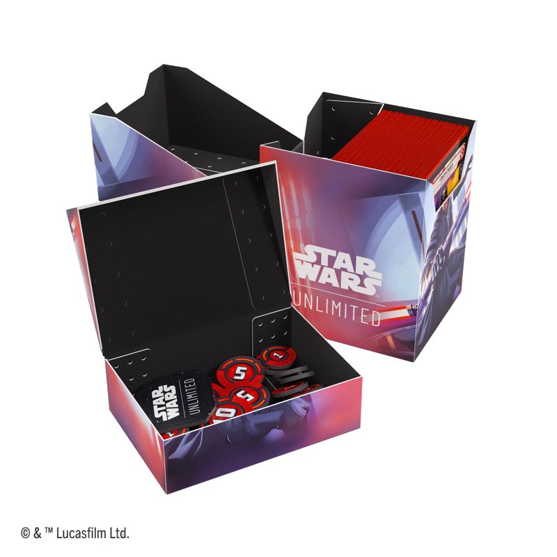 Gamegenic Star Wars Unlimited SOFT CRATE - Full-Color Printed & Officially Licensed Durable Deck Box, Holds 60 Double-Sleeved Cards, Perfect for TCGs and LCGs, Grogu, Made - Image 3